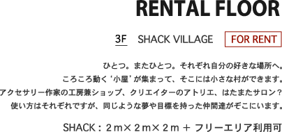 RENTAL FLOOR